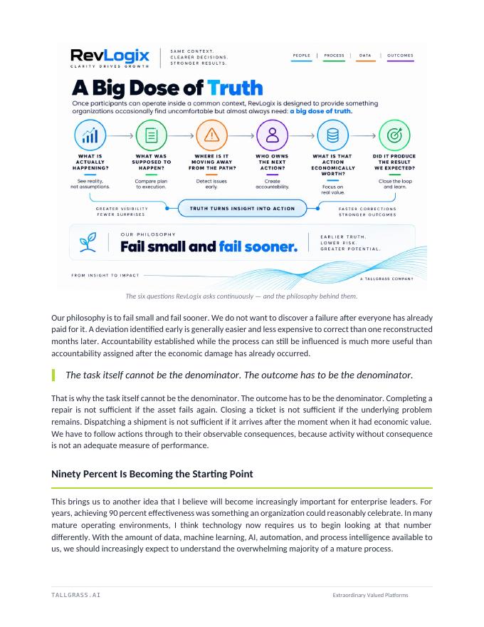 Blurred preview of the 'A Big Dose of Truth' page from the white paper